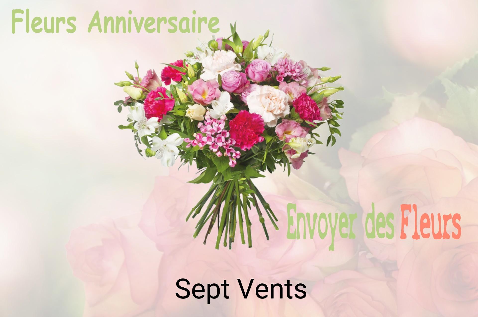 Bouquet de fleurs d’anniversaire livré à Sept-Vents